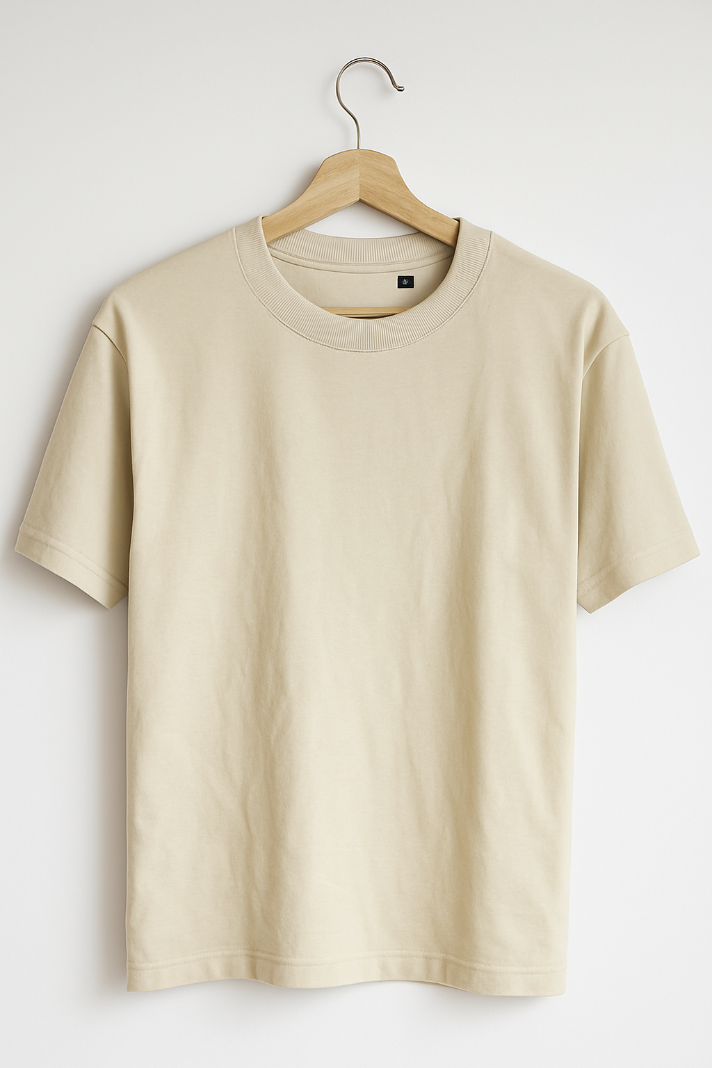 “Fake Happy” Oversized Tee - dusty pinkish-purple shade